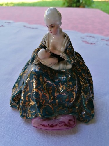 Dama porcellana firmata - dama,